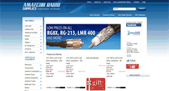 Desktop Screenshot of amateurradiosupplies.com